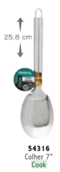 Colher Inox Original Line Cook 25,5cm