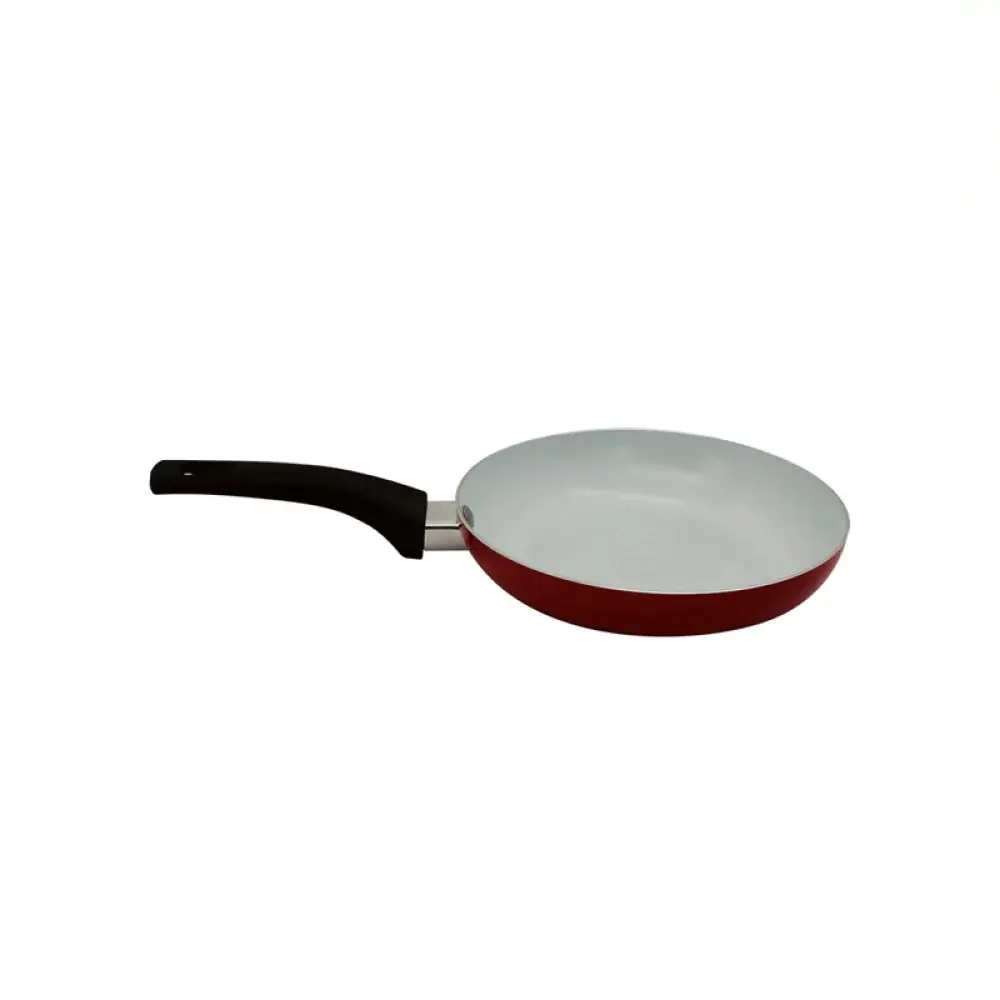 Frigideira Yazi Aluminio Revestimento Ceramica Vermelha 26cm Un