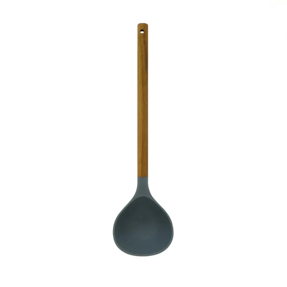 Concha Silicone Cabo Madeira Acacia Yazi