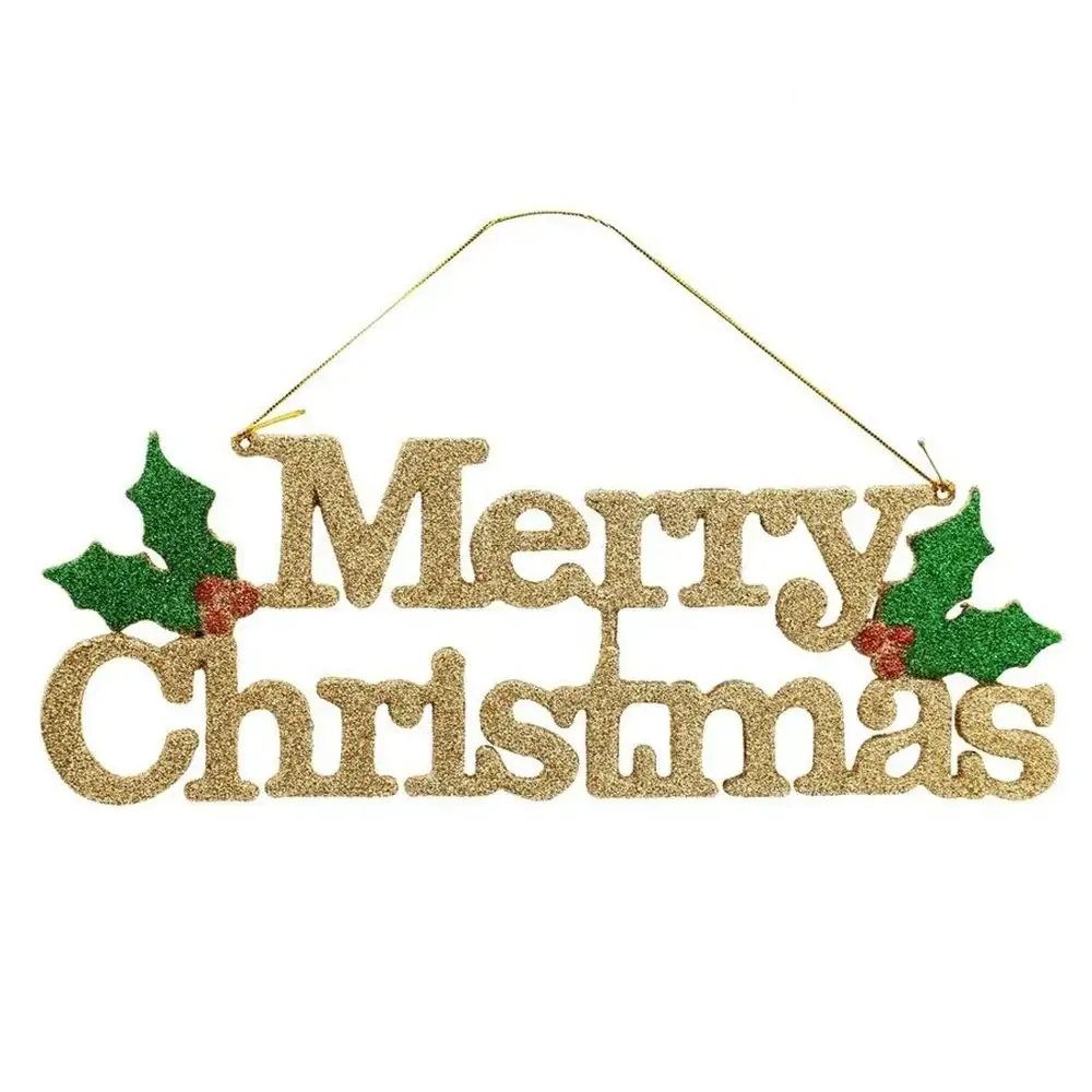 Enfeites Natal Placa Merry Christ.magizi C/1 D.