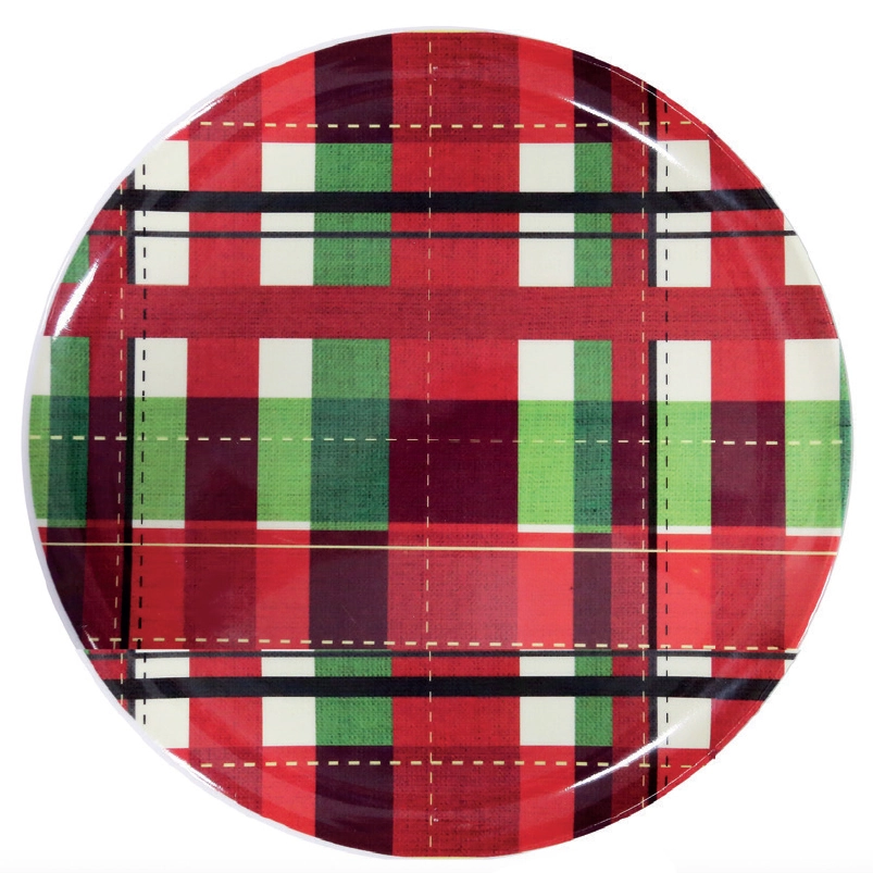 Prato Refei Natal Melamine 27,5cm 18676 Yangzi