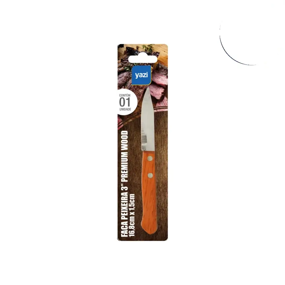 Faca Peixeira Inox 3 Premium Wood