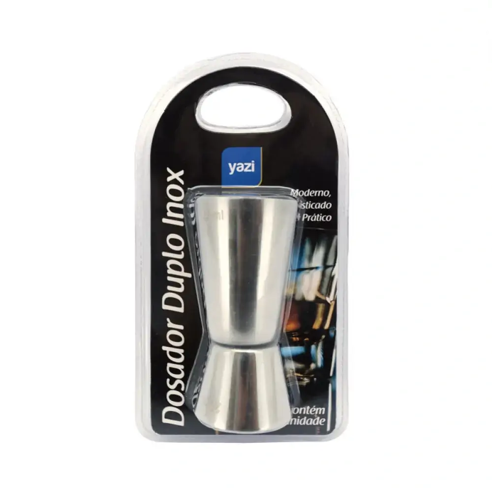 Dosador Duplo Inox 25 50ml 20496 Yangzi