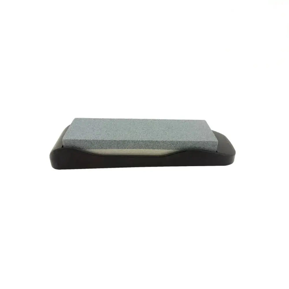 Pedra P/ Afiar Amolar Facas Lâminas C/ Base antiderrapante