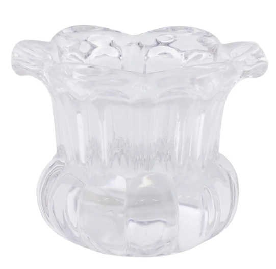 Mini Vaso Tulipa Transp 6x5cm 01x01un