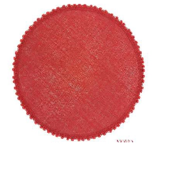 Lugar Americano Bordas Bol 38cm Verm 20897