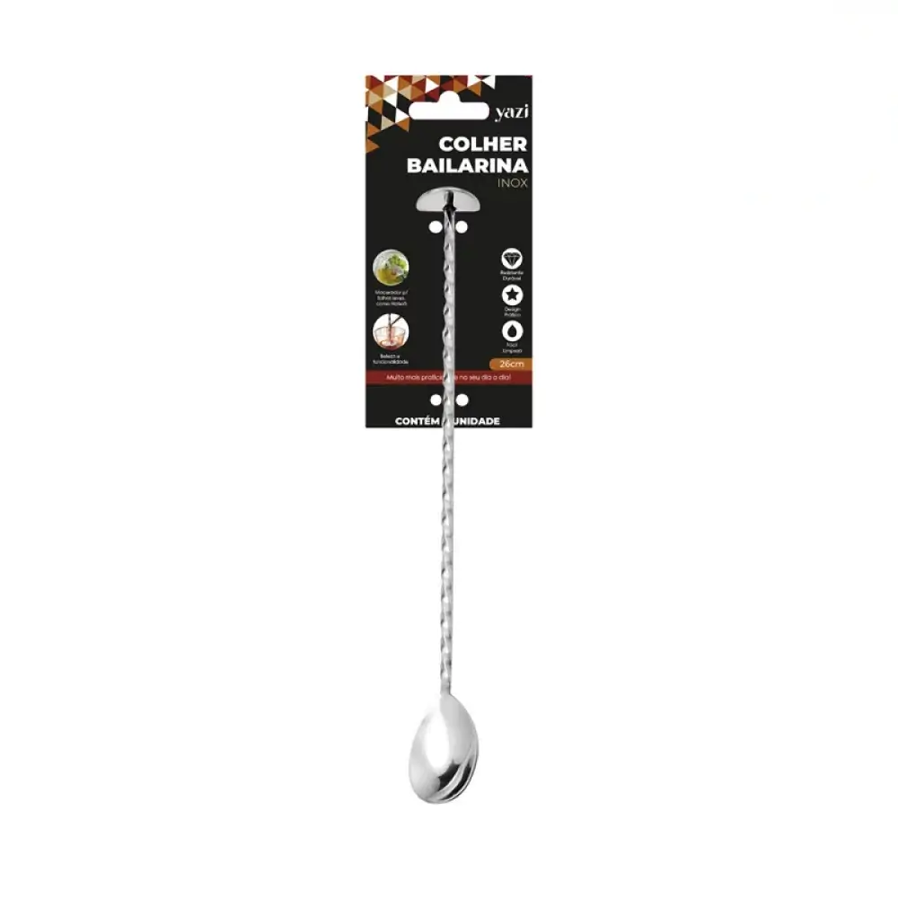 Colher Bailarina Inox Yazi 26cm