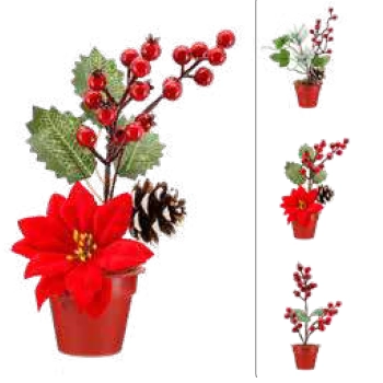 Vaso Natalino Dec. Mod1 26cm