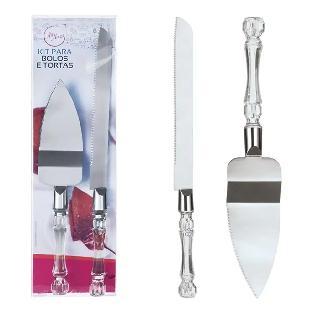 Kit Bolo Faca/espatula Art House