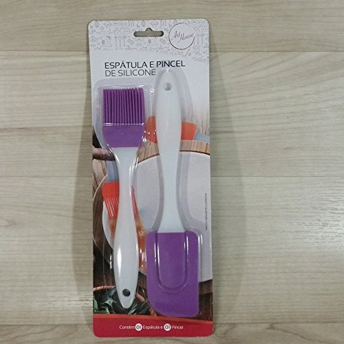 Espatula Plast E Pincel Silicone