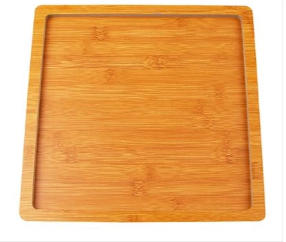 Petisqueira De Bambu Quadrado 28x28cm Zein