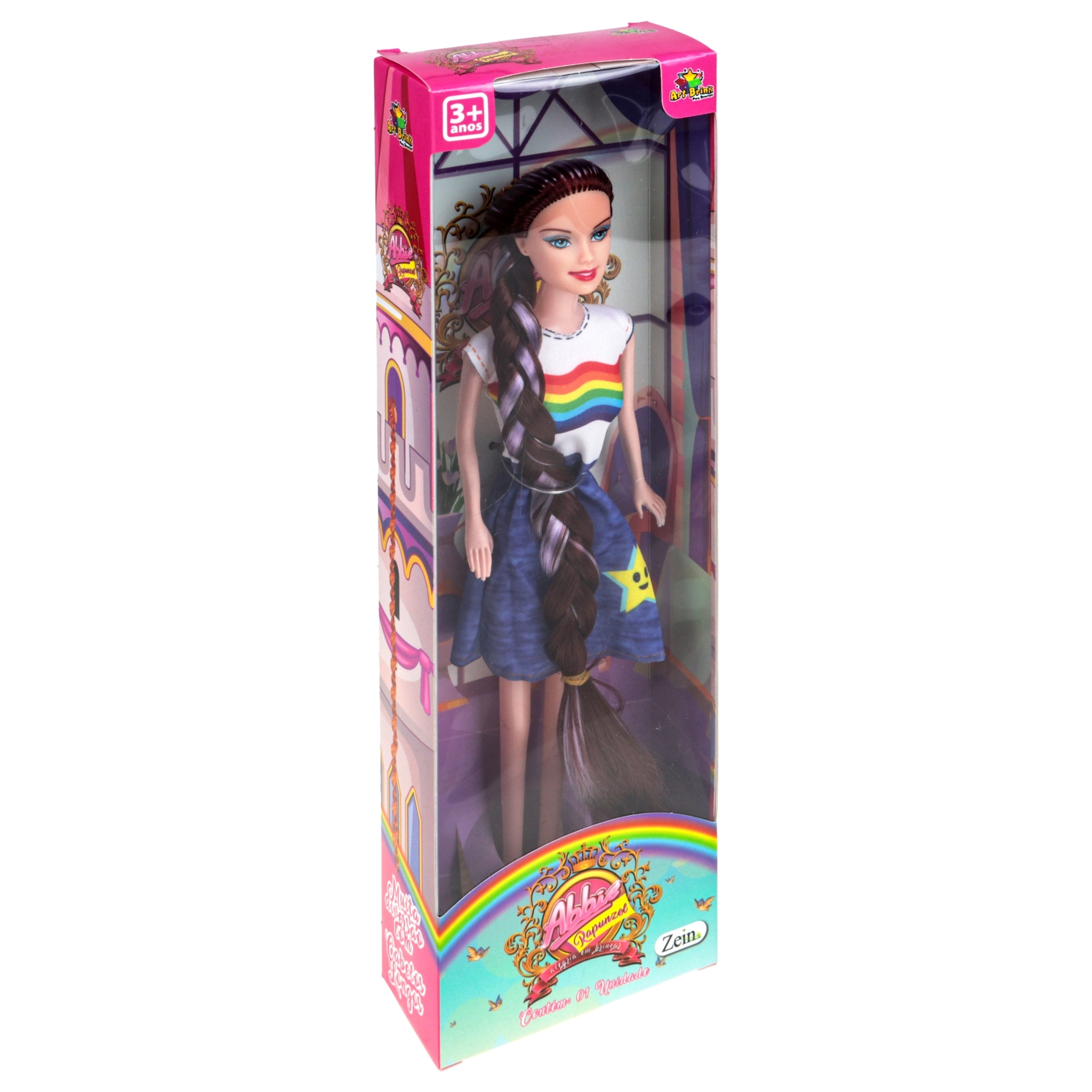 Boneca Abbie Rapunzel Art Brink