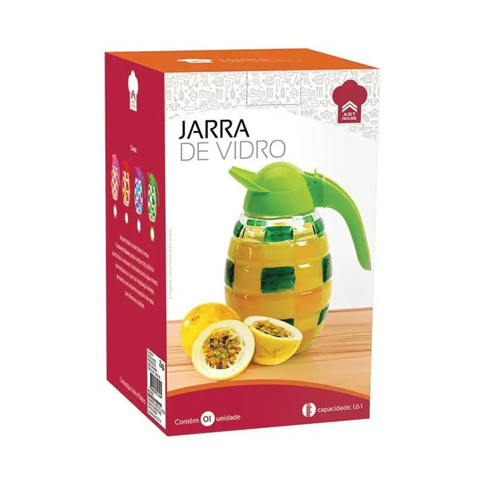 Jarra Vidro 1,6l Jateada