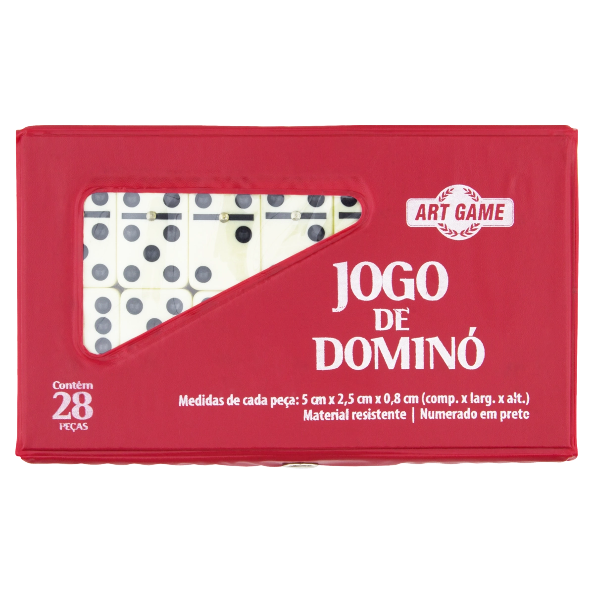 Jogo De Dominó Art Game 28 Peças