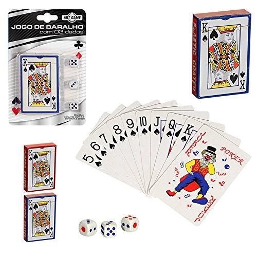 Jogo De Cartas Papel C/03 Da