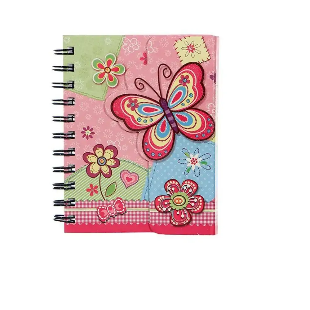 Diario Espiral 85fls Borboleta