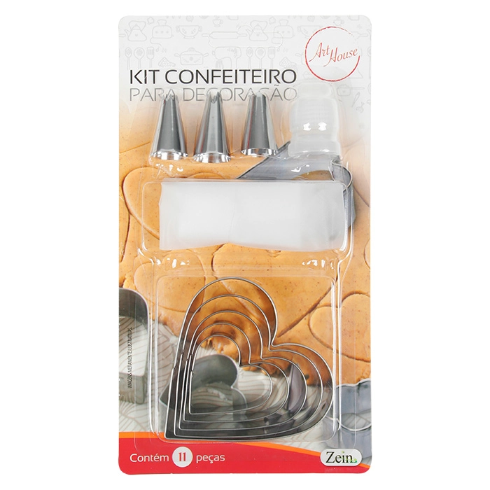 Kit Confeiteiro Art House 11pcs Decoracao