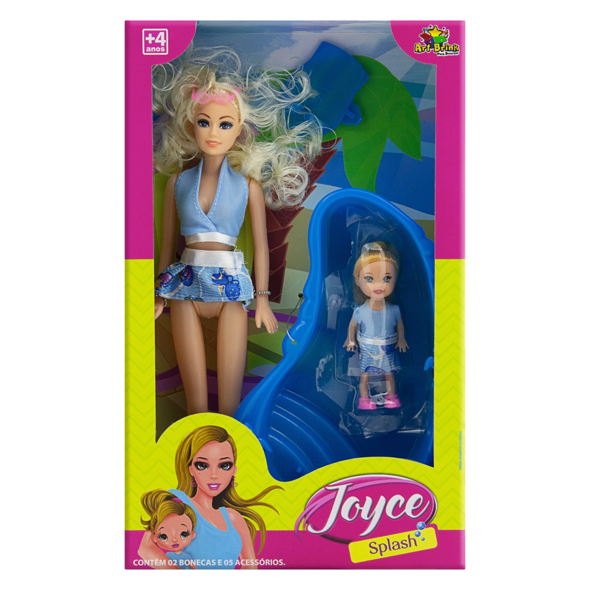 Boneca Joyce Splash Art Brink 7 Peças