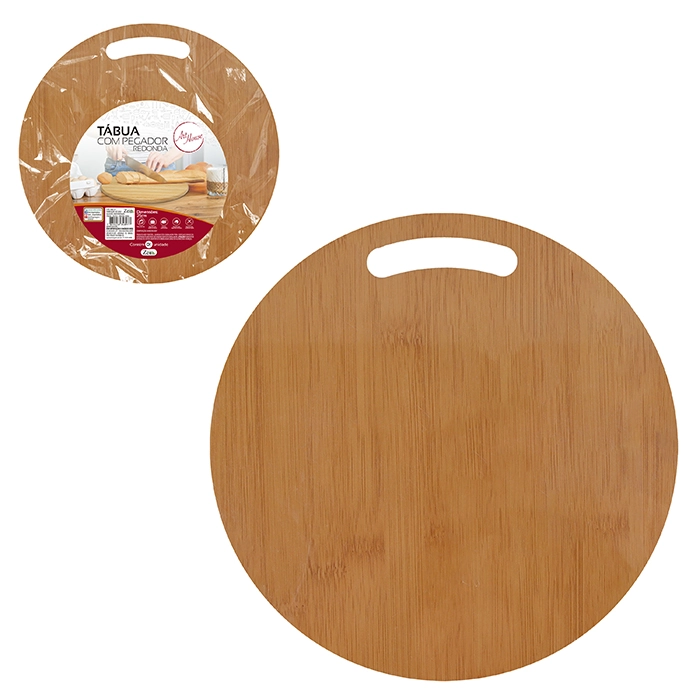 Tabua Madeira Redonda 25cm Mdf