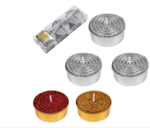 Velas Com Base Zein Art Christmas 3un