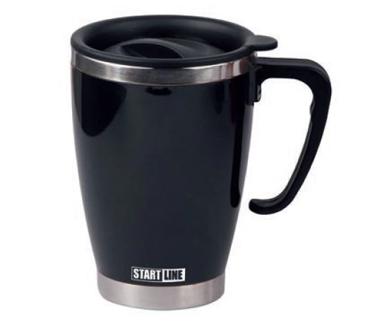 Garrafa Inox Revest C/tampa Preta 400ml Ref.836428
