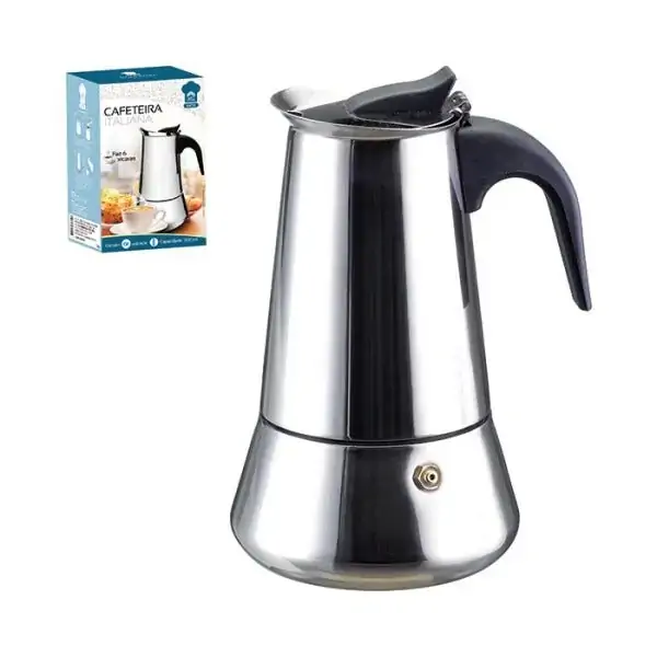 Cafeteira Italiana Inox 300ml