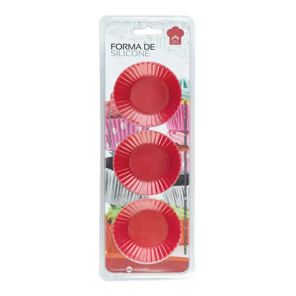 Forma De Silicone Com 6 De 6cm