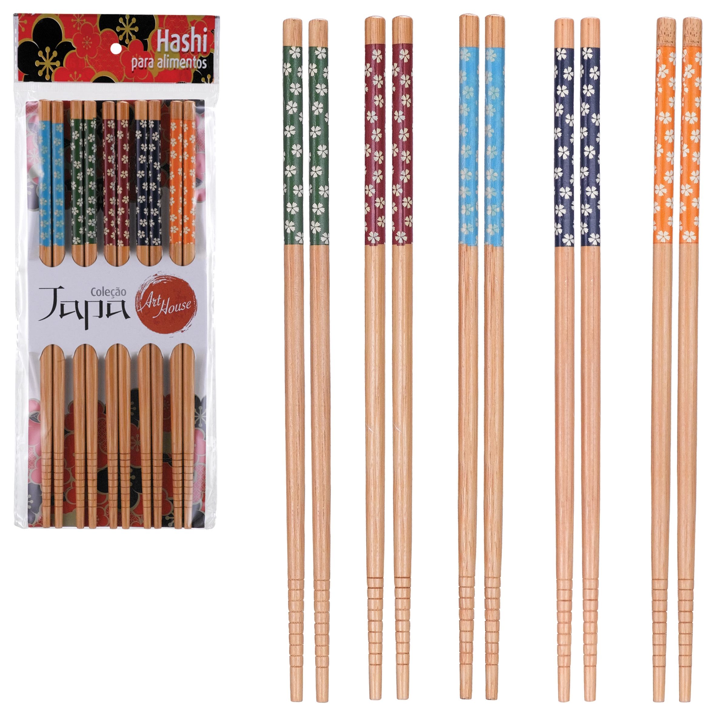 Hashi De Bambu Com 5 Pares