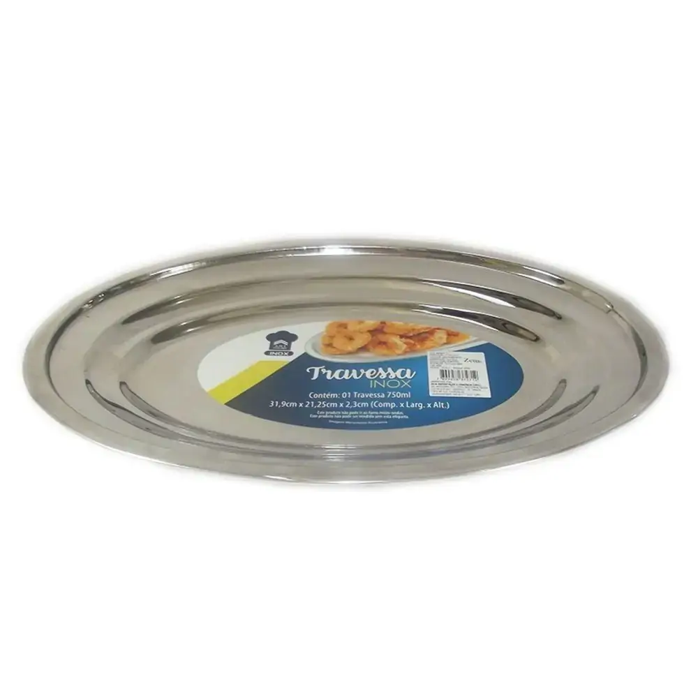 Travessa Zein 30cm Inox