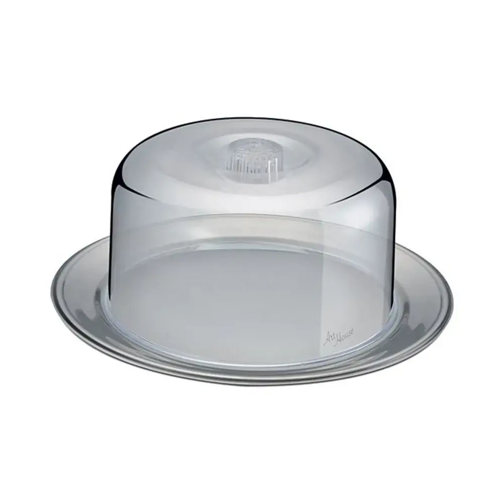 Porta Queijo Inox 15x23x9.5cm