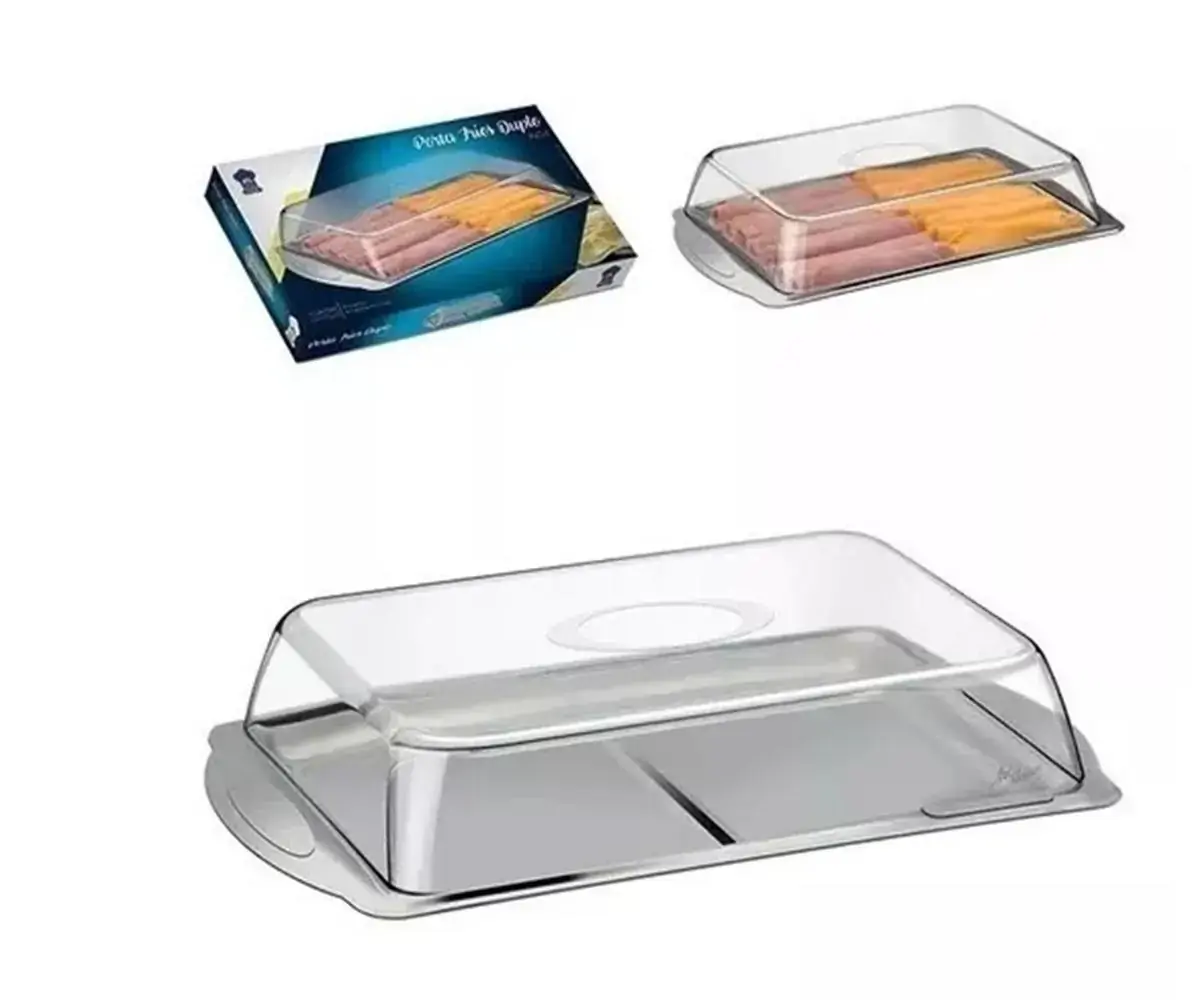 Porta Frios Art House Inox Duplo