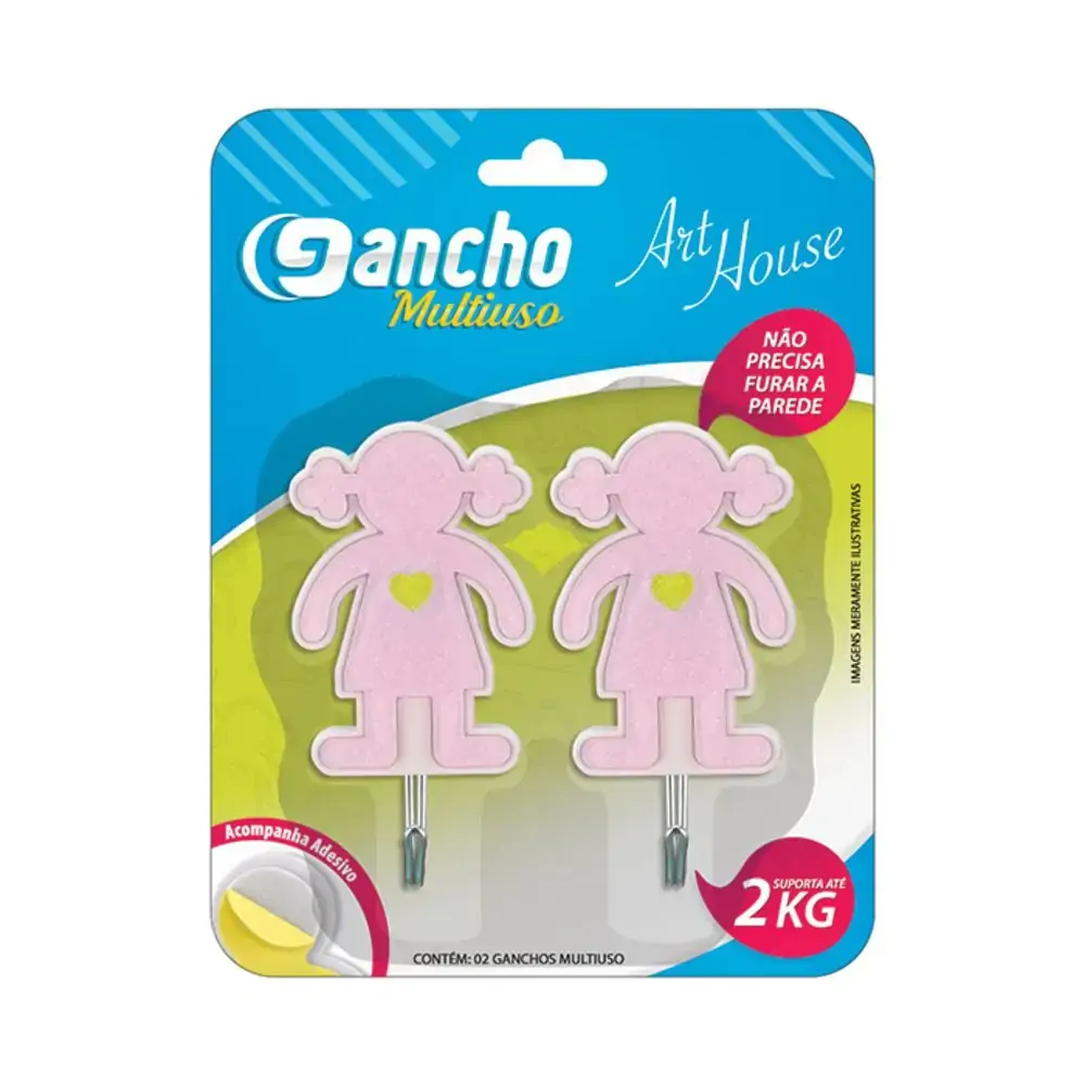 Ganchos Adesivo C/3 3