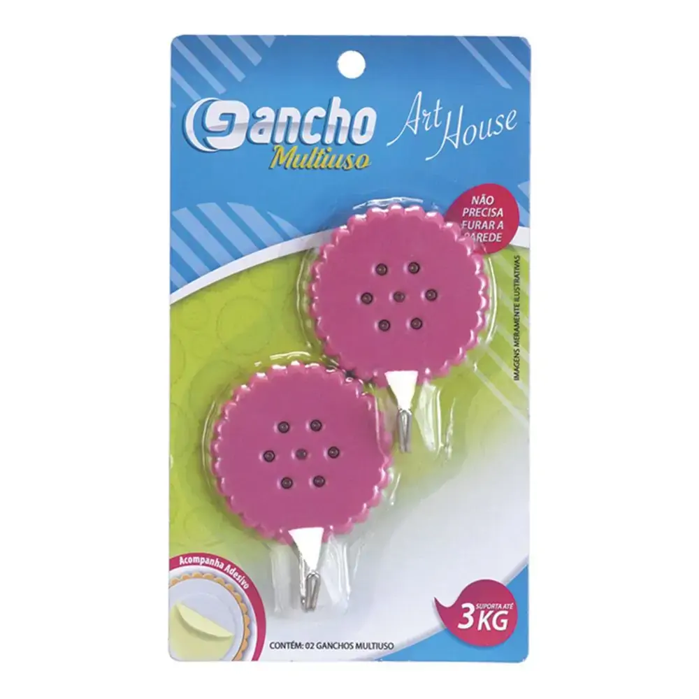 Ganchos Adesivo C/2 2