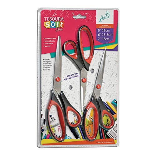 Kit Tesoura Soft Duo