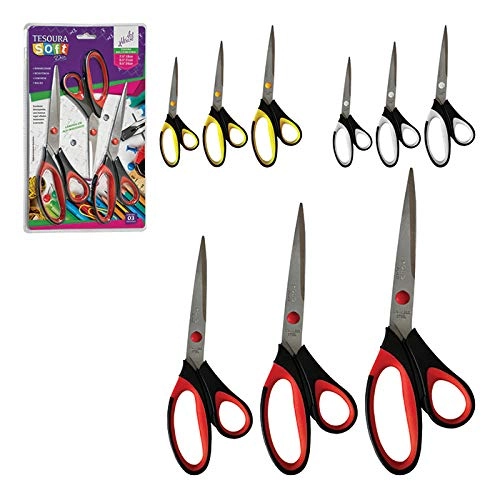 Kit Tesoura Soft Duo C/3