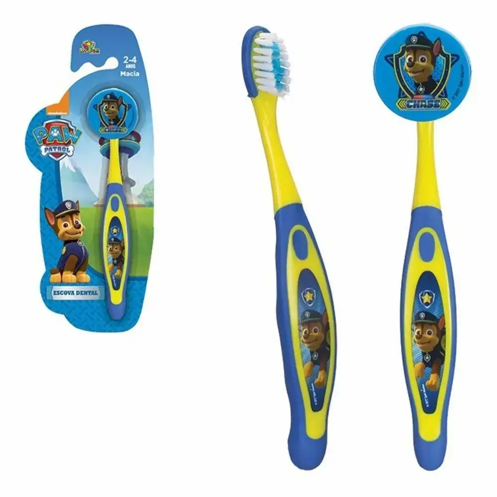 Escova Dental Zein Chase Paw Patrol C/ Capa