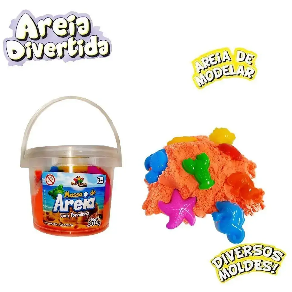 Massa De Areia 300g Com For