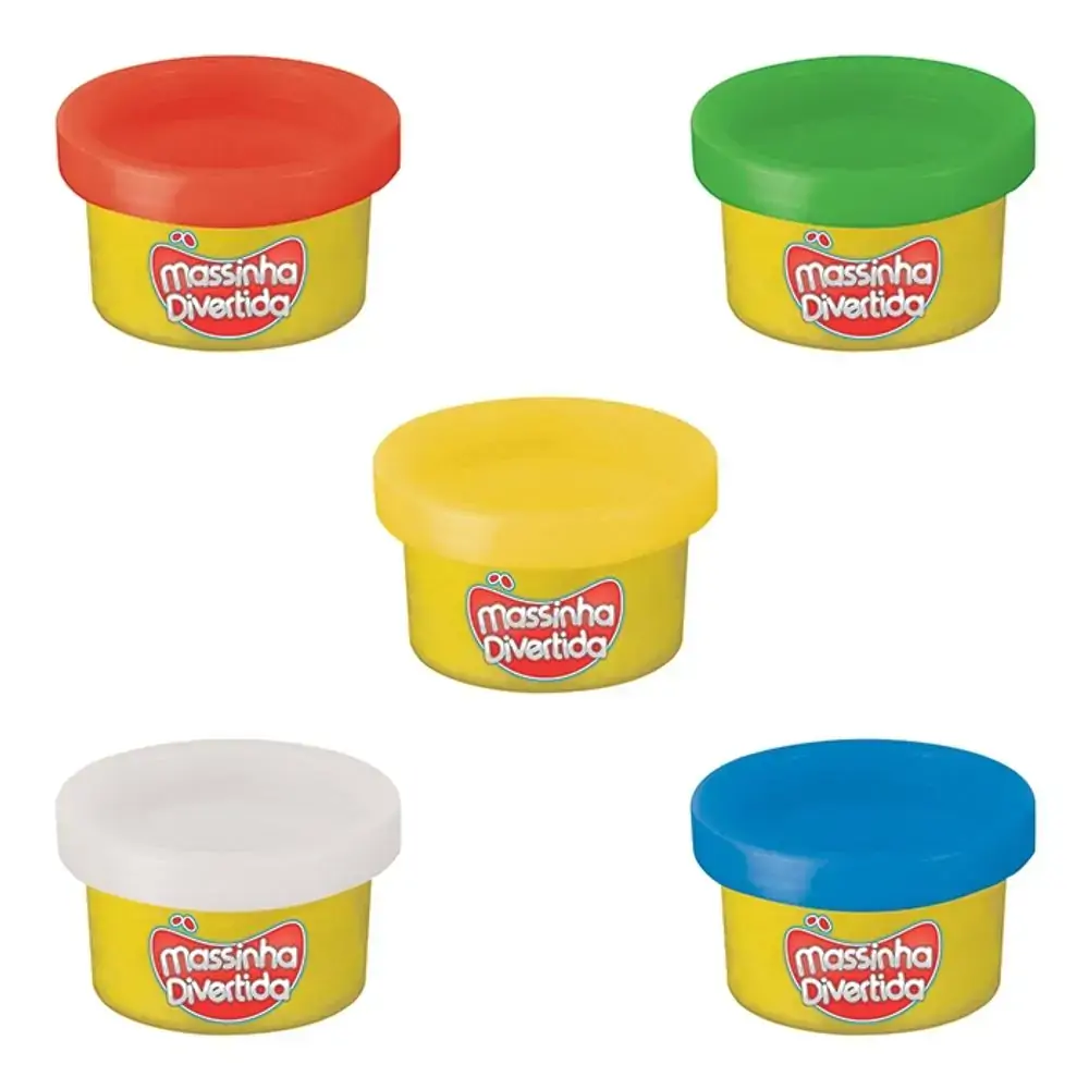 Kit Massinha Divertida C/5 Potes