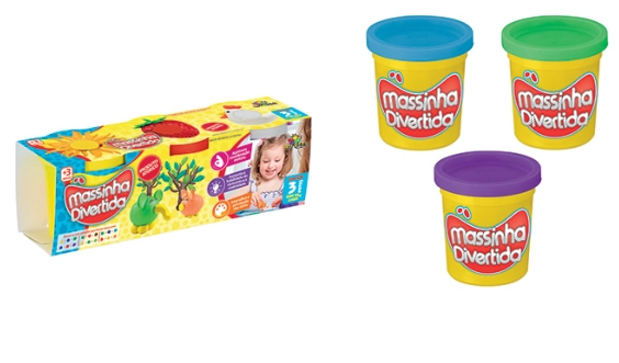 Kit Massinha Potes Com Onca