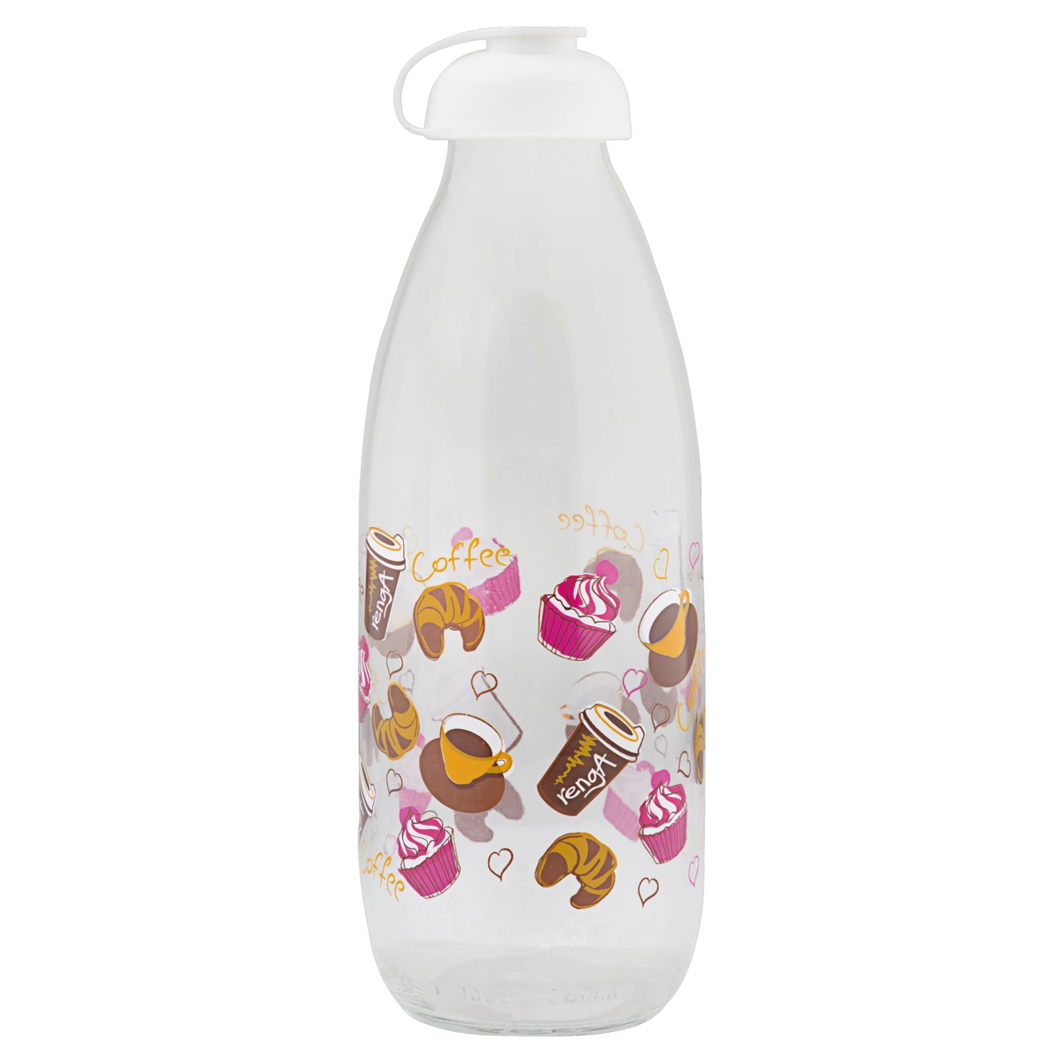 Garrafa Vidro Coffee Cupcake 1l Art House