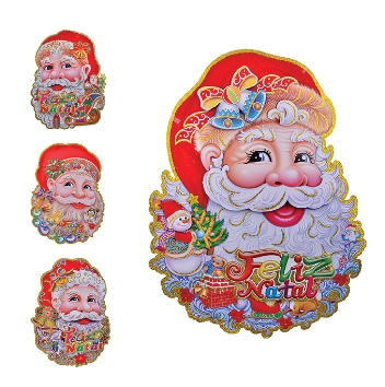 Painel Rosto Noel 33x25cm Zein