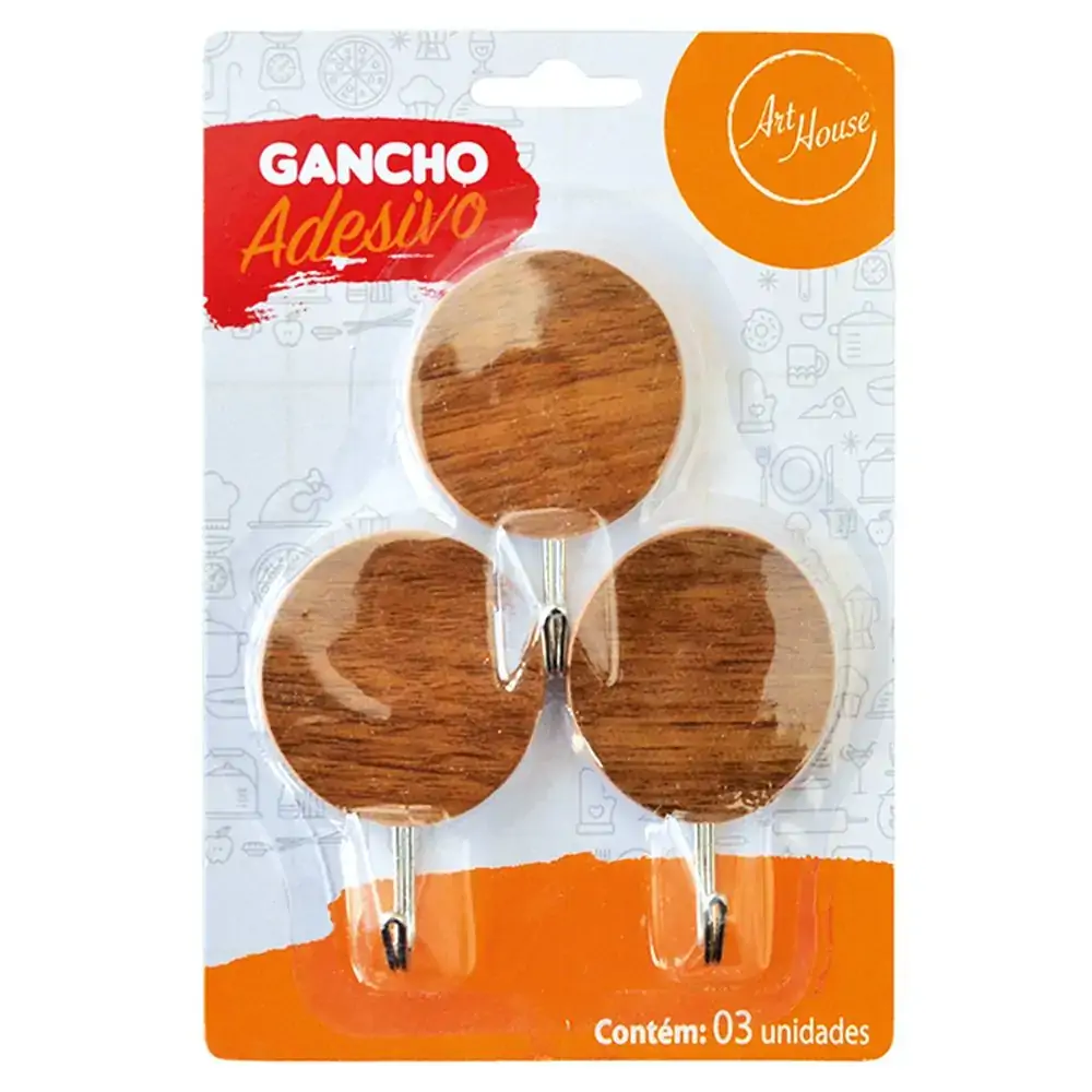 Gancho Adesivo Redondo 3