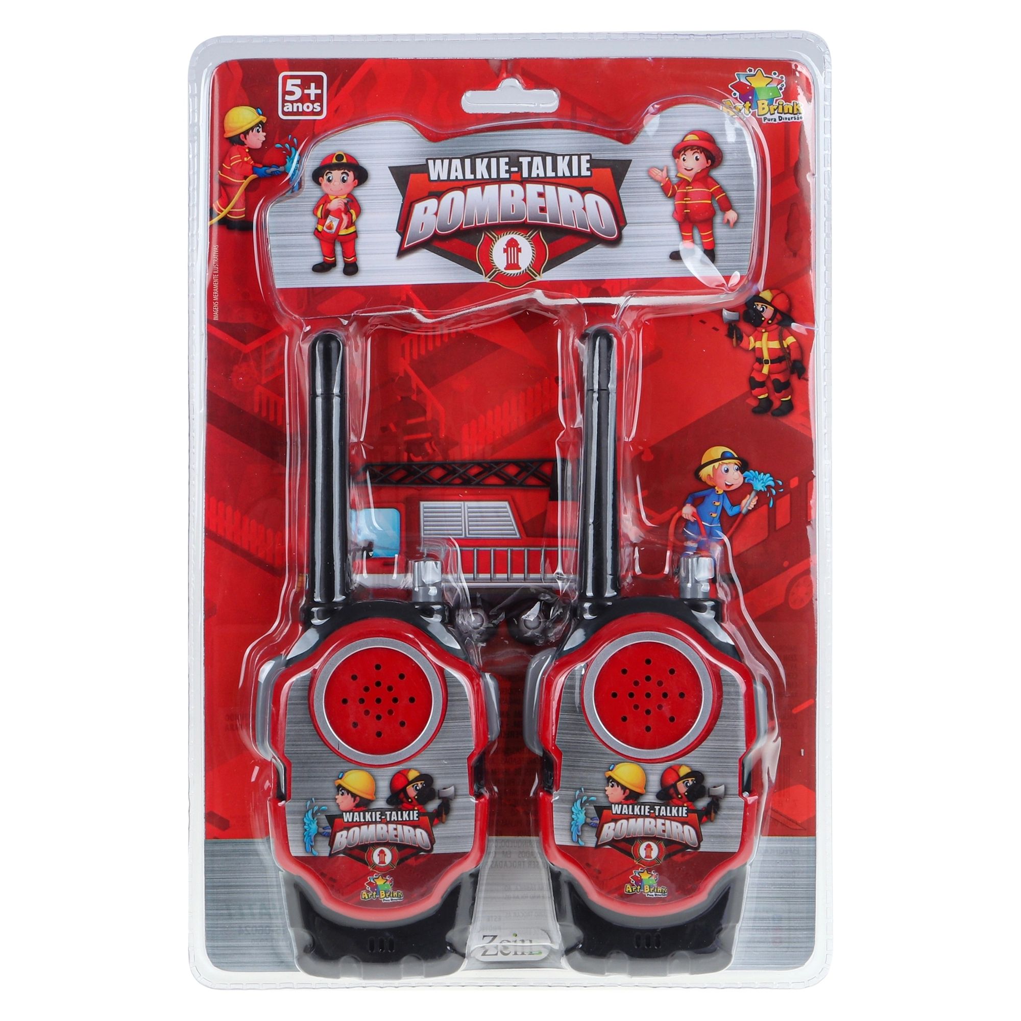 Walkie Talkie Bombeiro Art Brink