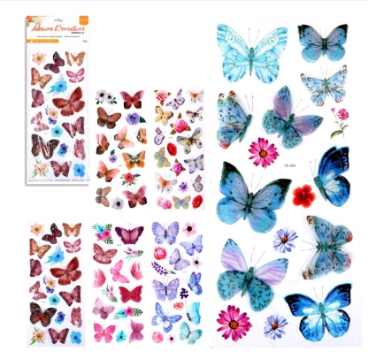 Adesivo Decorativo Borboletas 40x30cm 840387 Issam