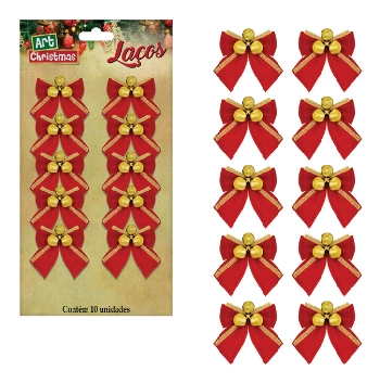 Issam Enf Natal Laco Vermelho 5c6cm C/10
