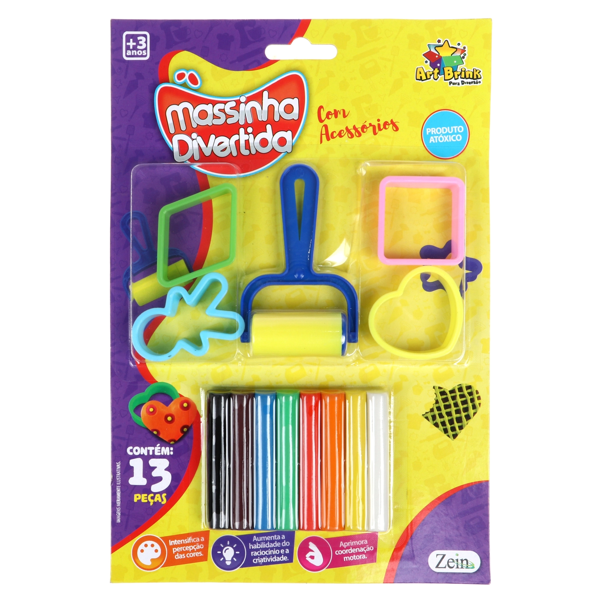Kit Massinha 13 Pecas Art Brink