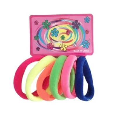 Kit Elastico De Cabelo C/6 Ref.zg120