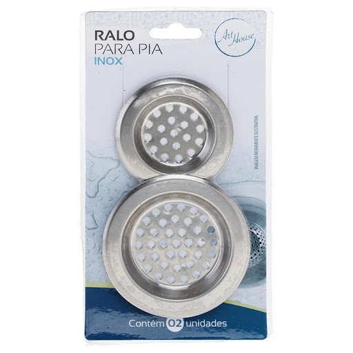 Ralo Pia Inox Kit C/2pcs