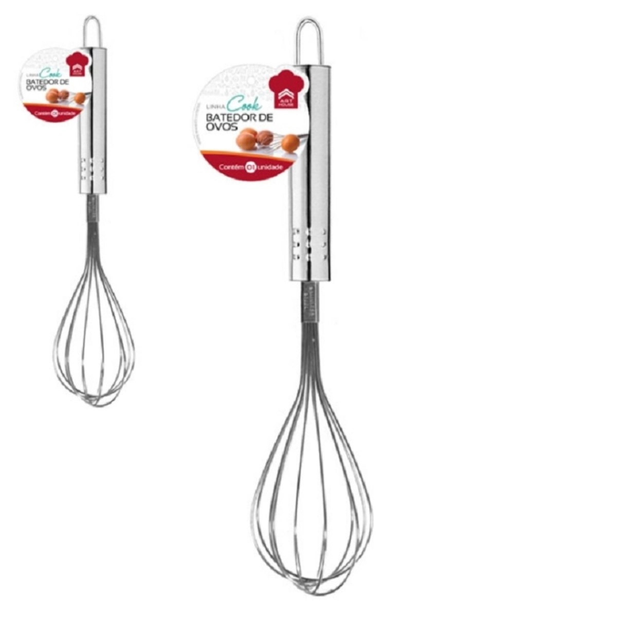 Batedor De Ovos 21cm Linha Cook