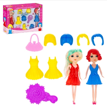 Boneca Abbie Troca Roupas C/amiga Ref.842186 Zein